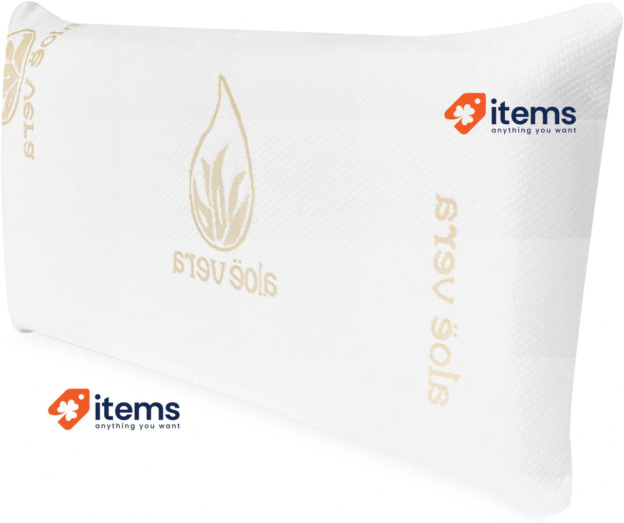 DUÉRMETE ONLINE Aloe Vera Visco Memory Foam Pillow 2 Units 70 x 40cm 70 x 40 cm