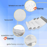 newlng Pack of 20 Plastic Shipping Bags 500 x 650 mm, White newlng Vinted Opaque