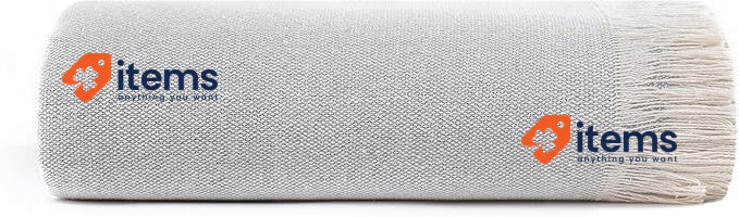 Todocama Multipurpose Bedspread Foulard Blanket Sofa 180x260cm Light Grey 260 cm