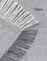 Todocama Multipurpose Quilt Foulard Blanket for Bed Sofa (125x180cm, Dark Grey)