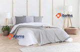 Todocama Multipurpose Quilt Foulard Blanket for Bed Sofa (125x180cm, Dark Grey)
