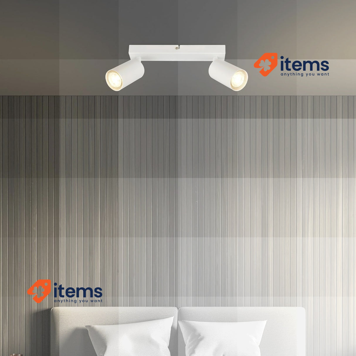 Briloner Adjustable LED Indoor Ceiling Lights Socket Max 9W Living Room 25.5cm