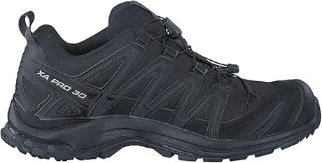 Salomon Mens Leather Sneaker GTX Black 9 UK