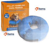 Mablik Isabelino Dog Collar Size L, Blue, Inflatable 30-45 cm Mablik® Wound Post