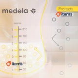 Medela Easy Pour Breastmilk Storage Bags, Disposable 210ml Pack of 50 Bags Leak