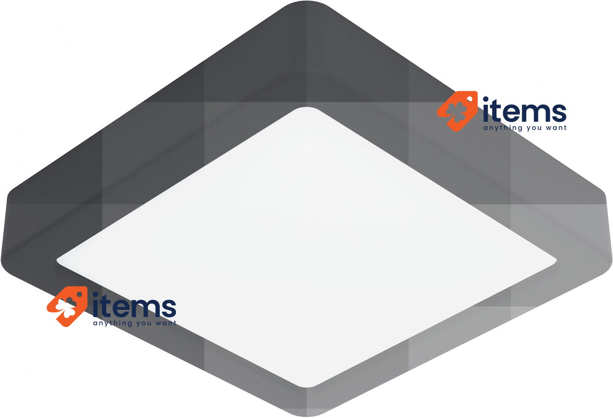 EGLO LED Ceiling Light Fueva 6 Square Ceiling Lamp Warm White-Cool White 15x15