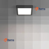 EGLO LED Ceiling Light Fueva 6 Square Ceiling Lamp Warm White-Cool White15x15cm