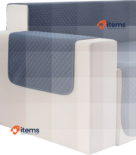 Todocama Sofa Cover Seat Protector Padded Diamond Pattern Breathable Easy Clean