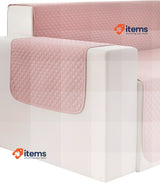 Todocama Sofa Cover Sofa Cover Quilted Protector Easy Clean, Left Chaise 200cm