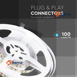 V-TAC Indoor LED Strip 8W 5 Meters Home Indoor Natural White Light 4000K 12V DC