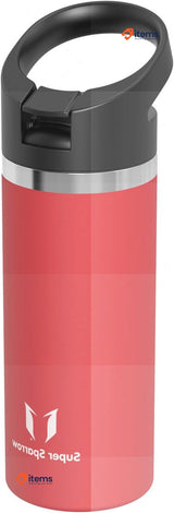 Super Sparrow Water Bottle Insulated, 500ml, SwivelSip Flask Leak Proof Wide