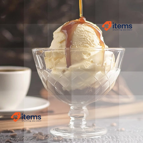 Glasmark KROSNO 1992 Ice Glasses Ice Cream Bowl Set of 4 300 ml