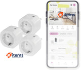 OMAJIN by Netatmo, 3 Pack Smart Socket, Energy Monitoring WiFi 2.4Ghz/Bluetooth