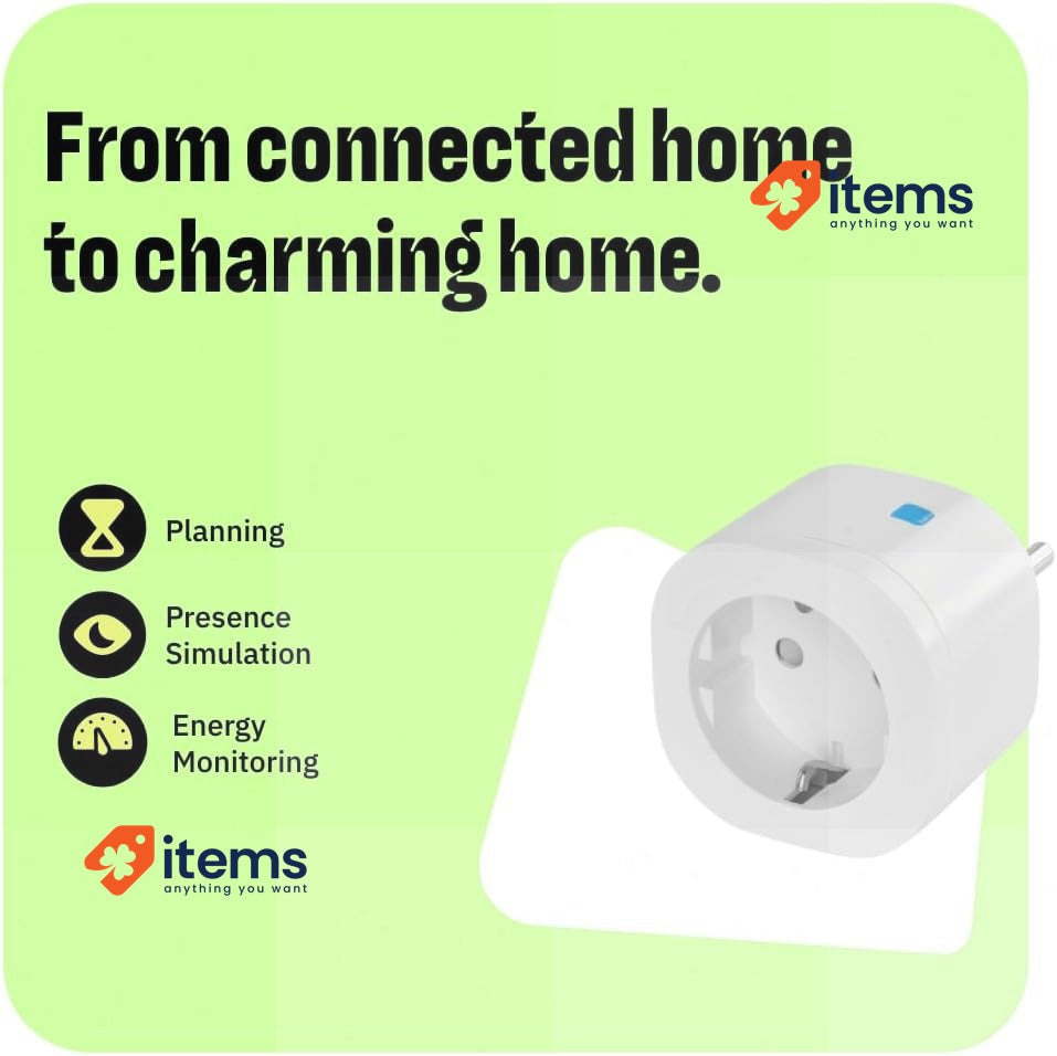 OMAJIN by Netatmo, 3 Pack Smart Socket, Energy Monitoring WiFi 2.4Ghz/Bluetooth