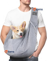 Adiwo Puppy Carrier Hands-free Dog Carry Sling for Small & Med Dogs & Cats