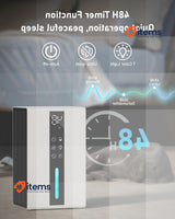 KIMBONNI 1800ml Air Dehumidifier Electric Air Dehumidifier 48W White
