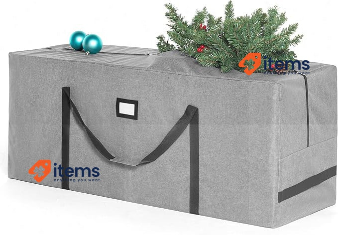 JOIEDOMI Christmas Tree Storage Bag Handles&Dual Zipperrey Grey 9ft/274.32cm