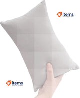 PLUSHCEWT Mini pillows for sleeping 11" x 7" Small Travel Pillow, Grey Gray Tiny