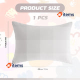 PLUSHCEWT Mini pillows for sleeping 11" x 7" Small Travel Pillow, Grey Gray Tiny