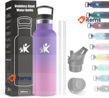KollyKolla Children Stainless Steel Water Bottle 500 ml Thermos Flask BPA-Free