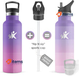 KollyKolla Children Stainless Steel Water Bottle 500 ml Thermos Flask BPA-Free