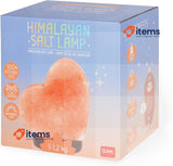 Legami Salt Lamp, Chromotherapy, Heart-Shape, Warm White Light, 11x 2x7.5cm 100