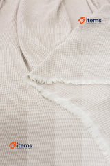 Todocama Extra Soft Cotton Blanket with GOFR Design Sand Beige, 230 x 240 cm