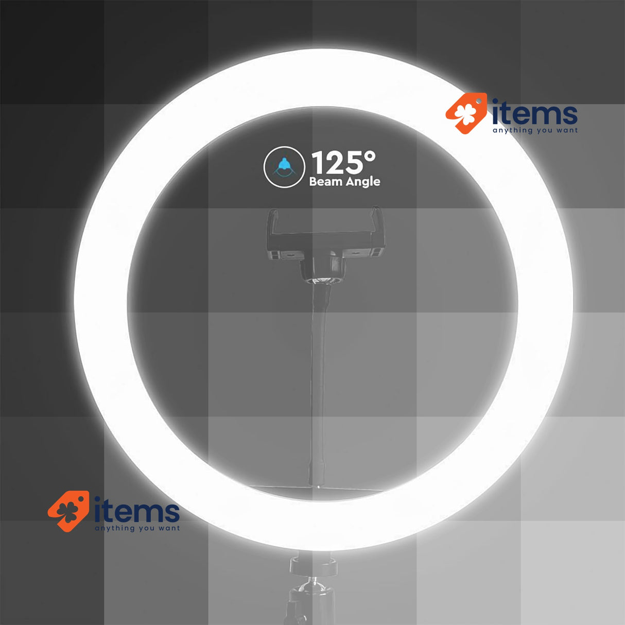 V-TAC Ring Light with Tripod for Selfie Tiktok LED For Smartphone 3 LighT Mode