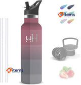 Grsta 500ml Insulated Water Bottle, Kids Bottle, BPA Free Water Bottle