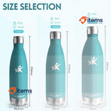 HoneyHolly Thermos Flask, Children s Water Bottle, 750 ml, Moss Green BPA-Free