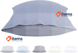 Todocama Thin Quilted Bedspread with Star Pattern for all seasons, Blue Grey