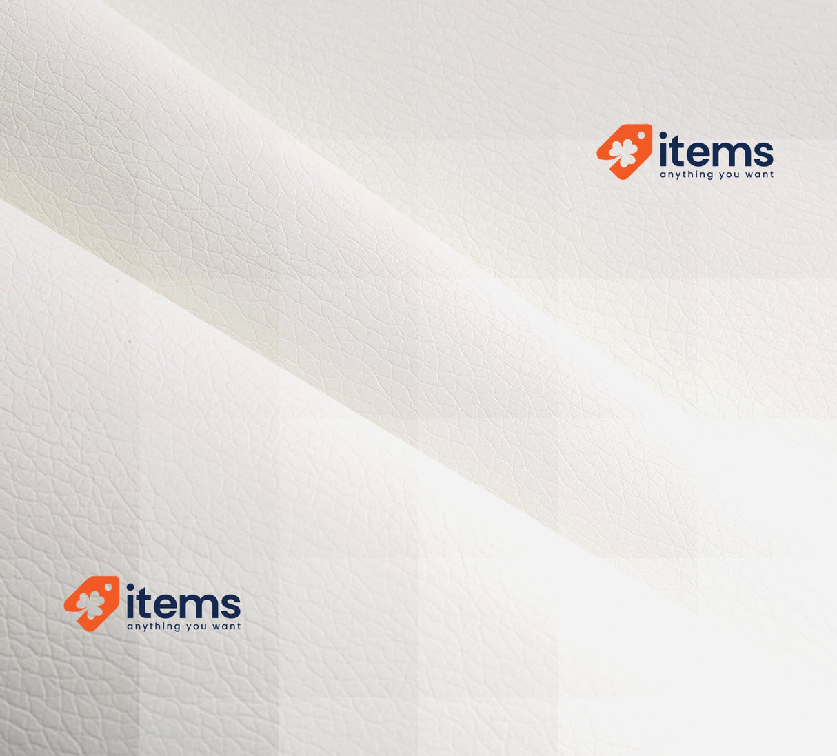 IPEA Faux Leather White for Decor and Coating 140x50cm Made in Italy Soft White