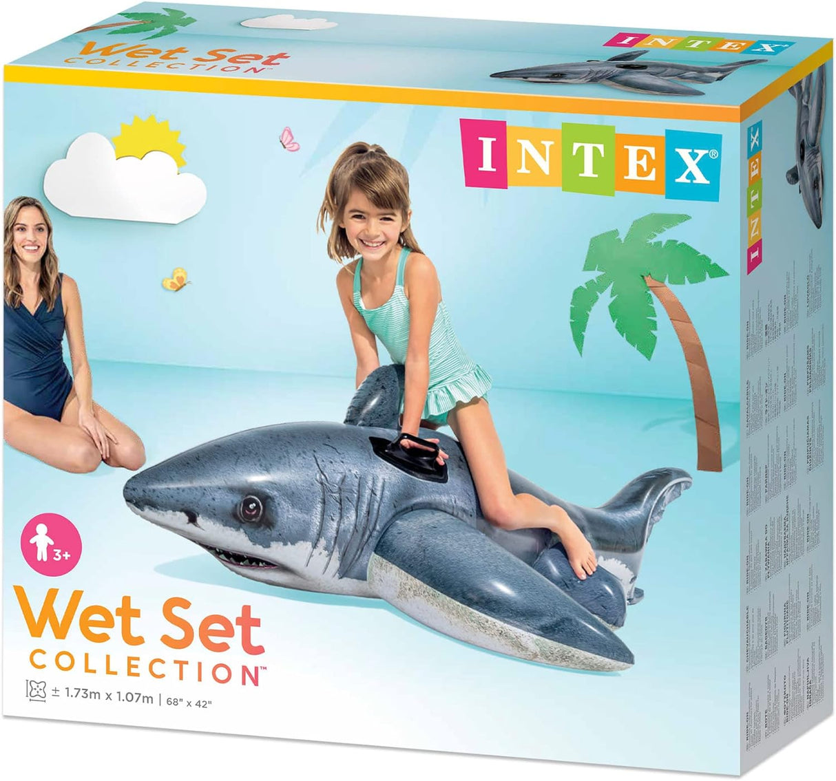 Intex Great White Shark aufsitzen