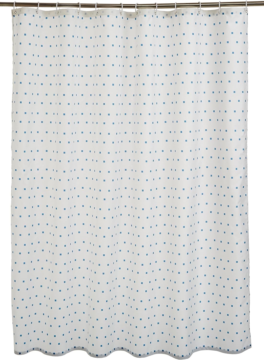 Amazon Basics Printed Fabric Shower Curtain