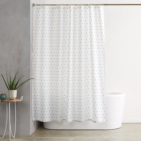 Amazon Basics Printed Fabric Shower Curtain
