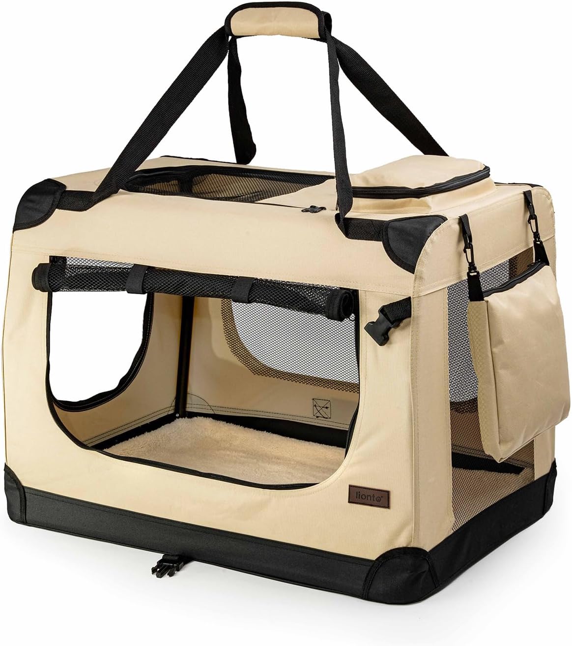 dibea Dog Transport Box Beige XL