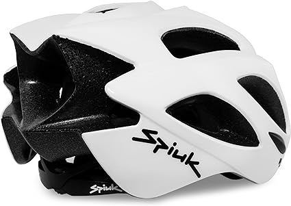 Spiuk Rhombus Helmet Rear Adjustment Unisex Adult White (S/M) 52-58