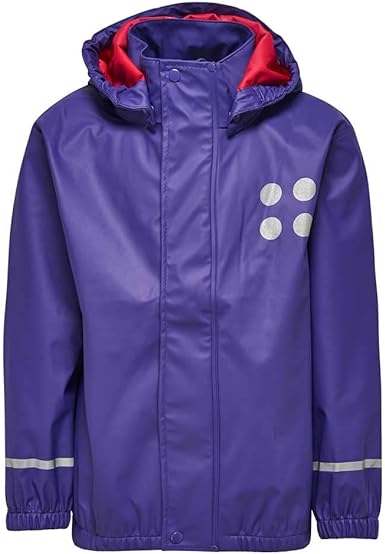 Lego Wear Girls Jamaica Rain Jacket Dark Purple 12 Years