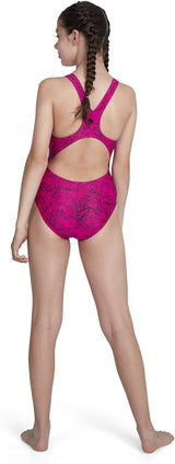 Speedo Girl's Boom Allover Swim Suit