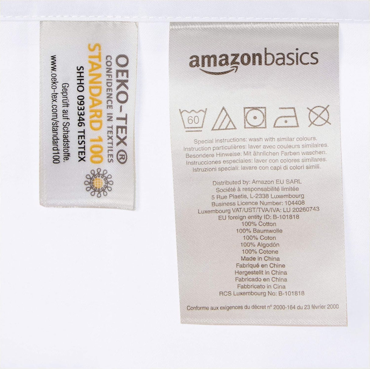 Amazon Basics 400 Thread Count Pillowcase