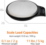 Amazon Basics Digital kitchen scales with LCD display