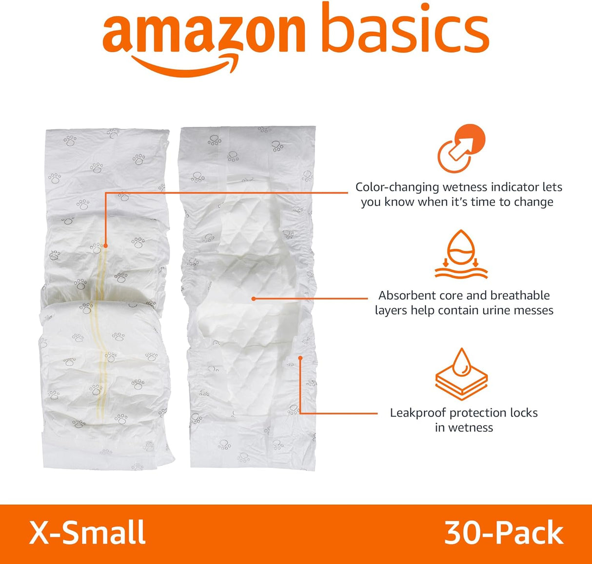 Amazon Basics Male Dog Wrap