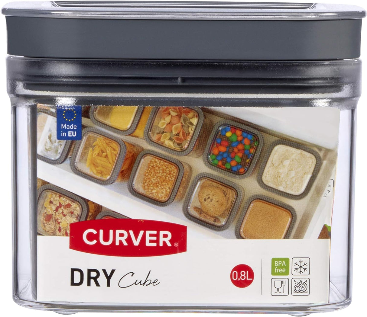 CURVER Dry Cube Square Jar