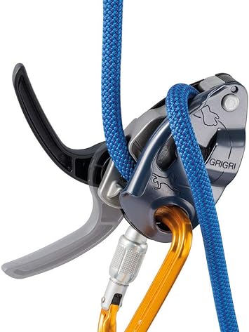 PETZL Grigri Comfortable Belay Device V3 (2019 Release) UNI Grey