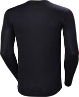 Helly Hansen Mens HH Lifa Stripe Crew Neck Long Sleeve T-Shirt Navy Small