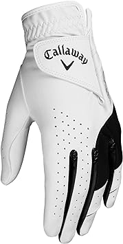 Callaway Golf Women's Weather Spann Premium Japanese Glove White M 2 Unit