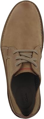 Clarks Men's Vargo Vibe Oxford Leather Shoes Dark Brown Lea 44.5 EU (10 UK)