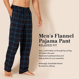 Amazon Essentials Men's Flannel Pajama Drawstring Pant Navy XX-Large