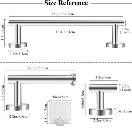 Towel Bars Bathroom Accessories Set