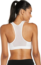 PUMA Women's Mid Impact 4keeps Zipper Bra Sports Puma White Large